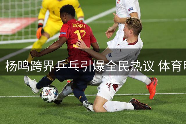 杨鸣跨界乒乓引爆全民热议 体育明星公益之路能走多远？
